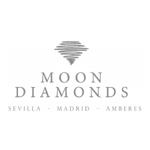 Logotipo de Moon Diamonds, cliente de Colectivo Zulú