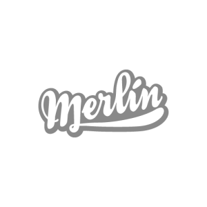 Logotipo de Producciones Merlín, cliente de Colectivo Zulú